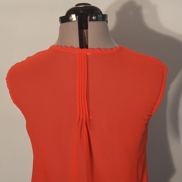 EM Orange Sleeveless Shirt Sz M - Picture 6 of 7